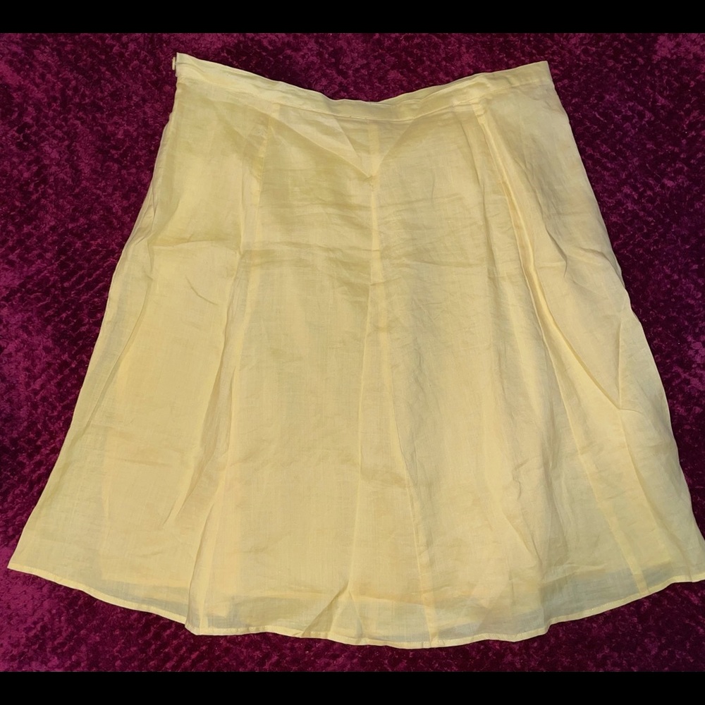 Skirt with lining